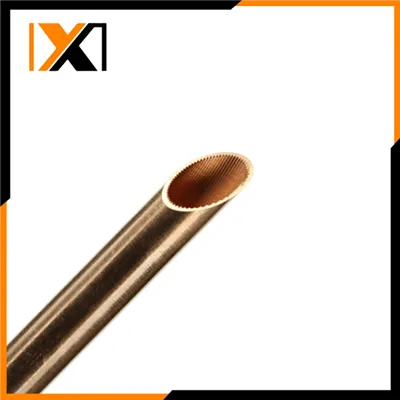 Kuparinen sisempi uritettu putki